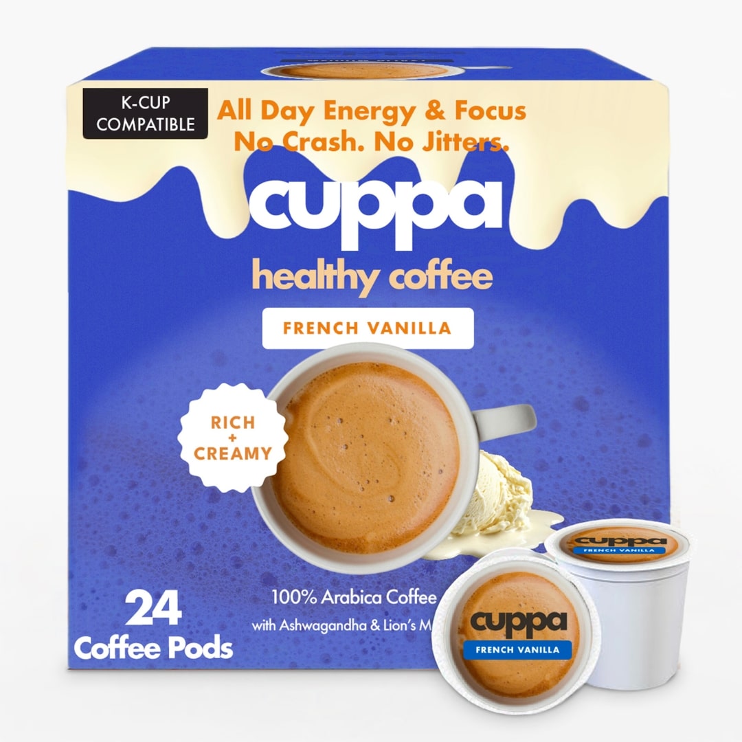Cuppa Lion’s Mane Ashwagandha Healthy Coffee 24 Servings